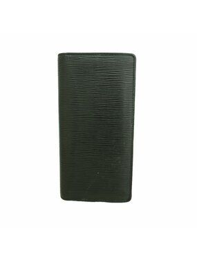 Louis Vuitton Wallet Epi Portefeuille Brazza Noir